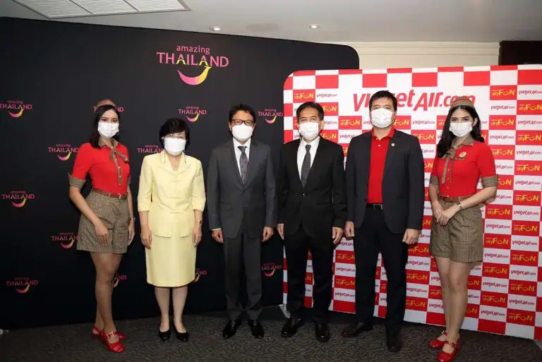 TAT joined hand with Thai Vietjet Air to promote tourism throughout Thailand and Vietnam