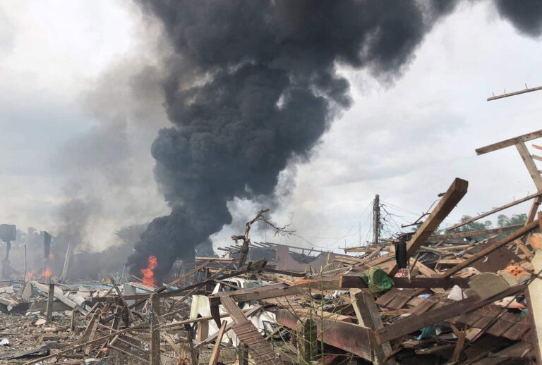 VIDEO – Fireworks Warehouse Explosion in Southern Thailand Claims 10 Lives and Injures Over 100