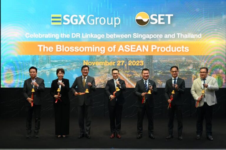 SET and SGX Strengthen Investment Ties with Thailand-Singapore DR Linkage