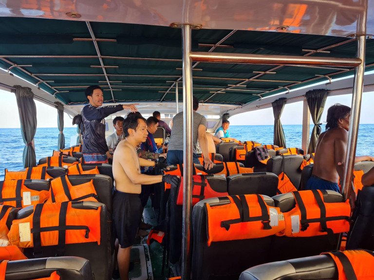 Rescue Operation Ensures Safety as Fishing Boat Capsizes