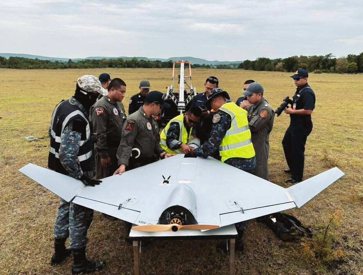 Thai Air Force Unveils Locally Made Kamikaze Drones